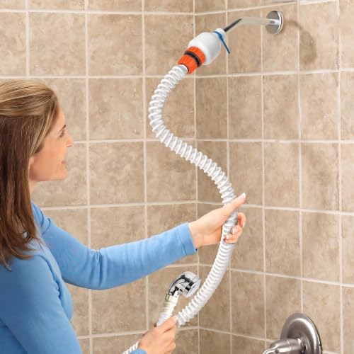 6FT Dog Shower Attachment, Slip-On Tub Faucet Sprayer Hose by ZhongpuReach