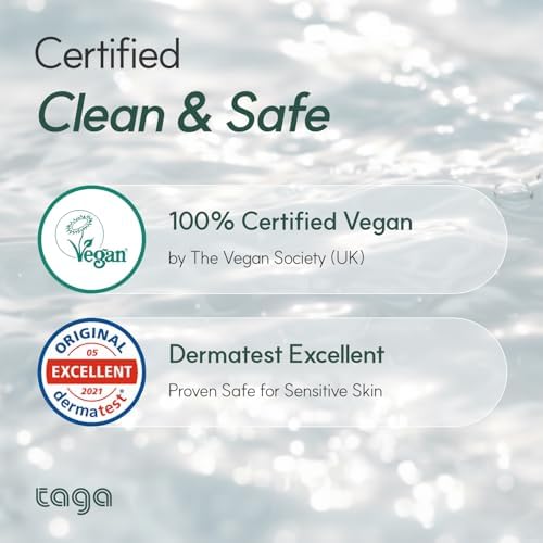 TAGA Cica Soothing Gel 200ml | Vegan Cooling Moisturizing Gel with 900,000ppm Centella & Vitamin K | Lightweight, Fast-Absorbing Hydration for Face & Body | Non-Sticky Cooling Care for Sensitive Skin - Image 6