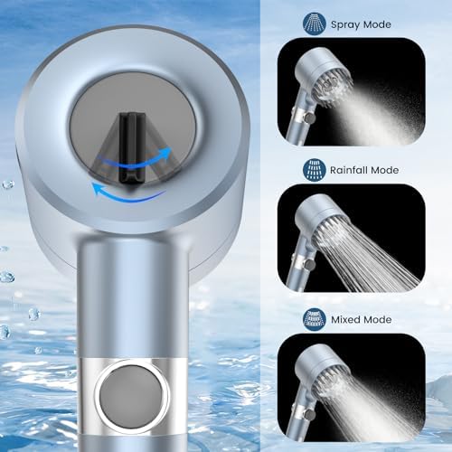 Filtered Shower Head with Handheld,High Pressure Shower Heads with Filters - Image 4
