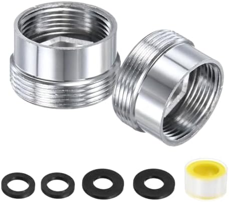 M METERXITY 2-Pack Faucet Adapter, M18 Female to M22 Male, for Kitchen by MMETERXITY