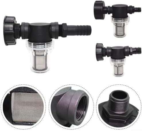 FABULETTA Rainwater Harvesting Hose Fitting, Rain Filter Connector, Outdoor Water Storage Accessory, Detachable Rain Filter Basket, Aluminum Fiber Fine Filter(32mm) - Image 5