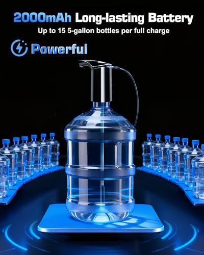 Highest-Output Water Dispenser for 5 Gallon Bottle, Electric Water Pump Jug - Image 5