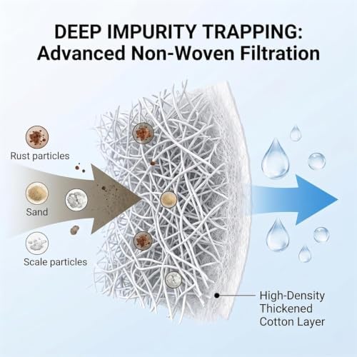 50pcs Universal Faucet Filter Bags, Non-Woven Splash-Proof Sleeves for Kitchen and Bathroom Sinks, Removing Limescale and Sand, Fits Taps with Diameter Within 2.5 cm - Image 6