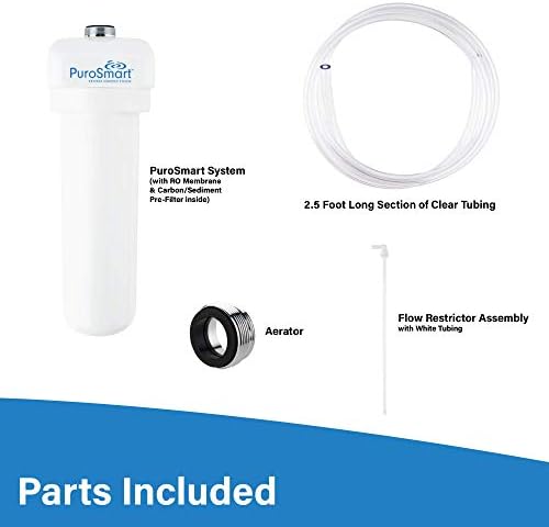 PuroSmart High Flow RO System Home Water Treatment System | Compact RO System Mounts Directly onto Faucet | Great for Apartments & Rentals | Applied Membranes PSFM50 (Faucet Mount RO System)… - Image 5
