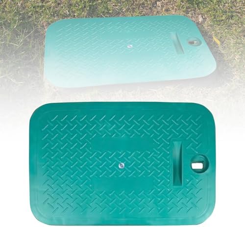 Sprinkler Valve Box Cover - Automatic Irrigation System Replacement Protective Cap for Outdoor Underground Watering, 21" W x 14" H, 1 Pc (Square 14" x 21") by FCOUIID