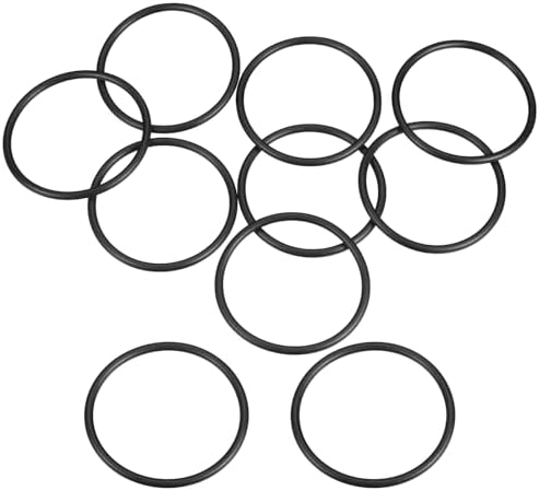 uxcell 10Pcs AS-227 NBR 70A O-Rings 2-1/8"ID x 1/8"CS/2.109"ID x 0.139"CS by uxcell