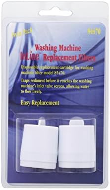 Inline Washing Machine Filter Cartridge (2 Pack) - Removes Sediment for Improved Water Flow by Inline