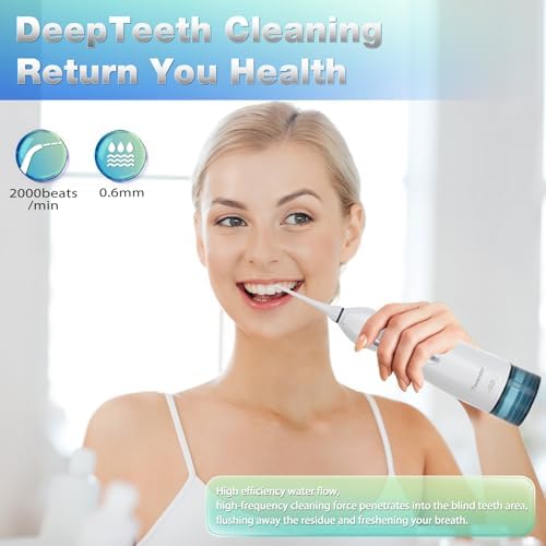 TOVENDOR Electric Water Flosser, Cordless Dental Oral Irrigator for Teeth - Image 3