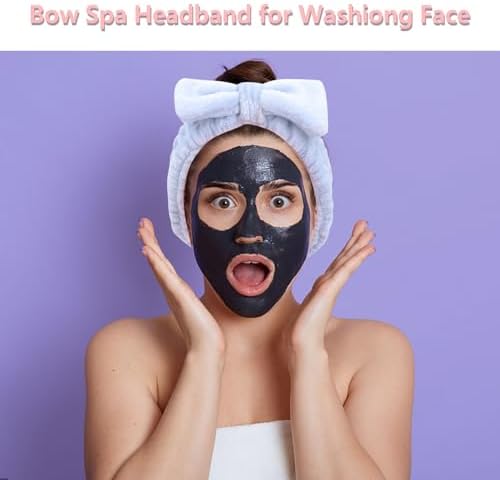Ondder Spa Headbands Set - 8 Pcs Terry Cloth Cute Hair Bands for Women's Skincare, Makeup and Face Washing - Image 5