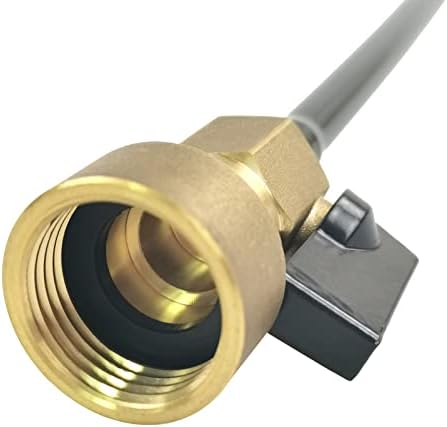RV Water Heater Tank Rinser Flusher with Copper Handle & Black Flush Wand - Image 4