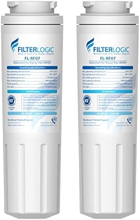 Filterlogic UKF8001 Replacement for EveryDrop Filter 4 Water Filter, 2 Pack by Filterlogic