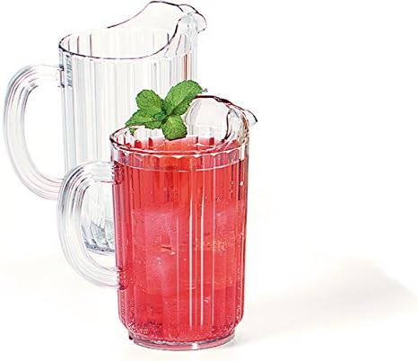 Carlisle FoodService Products 553607 32 Ounce, Pitcher, Polycarbonate, Clear, 32 Ounces (Pack of 6) - Image 6