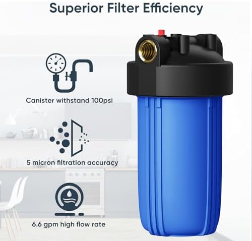 Whole House Water Softener Alternative, 4-Layer Scale Prevention Filter with 25,000 Gallons Capacity, Reduces Chlorine and Prevents Scale Buildup on Shower Head, Dishwasher, and More - Image 6