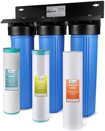 iSpring Whole House Water Filter System, Reduces Sediment, Iron, Hydrogen Sulfide & ED2000 Whole House Water Descaler, Alternative Electronic Salt-Free Hard Water Conditioner - Image 2