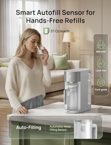 DREO Reverse Osmosis Water Filter Countertop, RO Filtration System, 3:1 Pure to Drain, TDS & Filter Life & Autofill Pitcher, Installation-Free, Self-Cleaning Water Purifier, RO Water Filter - Image 5