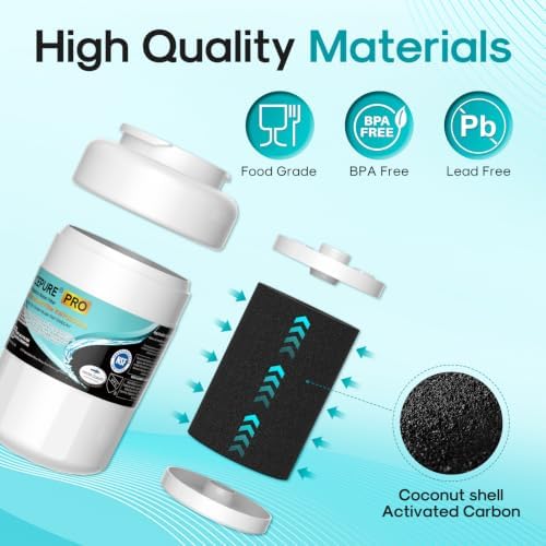 ICEPURE PRO RWF0600AH NSF/ANSI 401 NSF/ANSI 53 Certified Replacement For GE MWF Refrigerator Water Filter, MWFINT, MWFA, HDX FMG-1, GSE25GSHECSS, 46-9991, GSH25JSDDSS, GSHS6LGBBHSS, PC75009, 4PACK - Image 6