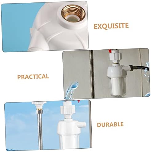 Holibanna Washing Machine Water Filter Household Hot Water Prefilter Reduces Sediment and Anti-Scale Compatible Most Washers Easy Installation - Image 6