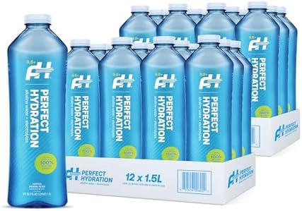 Perfect Hydration 9.5+ pH Alkaline Drinking Water, Made in the USA, 1.5-Liter Bottle, Case of 12, 2-Pack by PerfectHydrationAlkalineWater