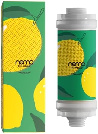 NEMOFILTER Vitamin C Shower Filter for Hard Water, Removes Chlorine, Metals by Unknown