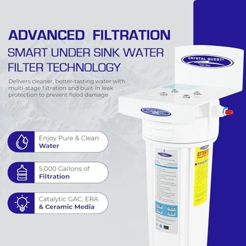 Smart Under Sink Water Filter System | Single | Filters 10,000 gallons | Crystal Quest - Image 4