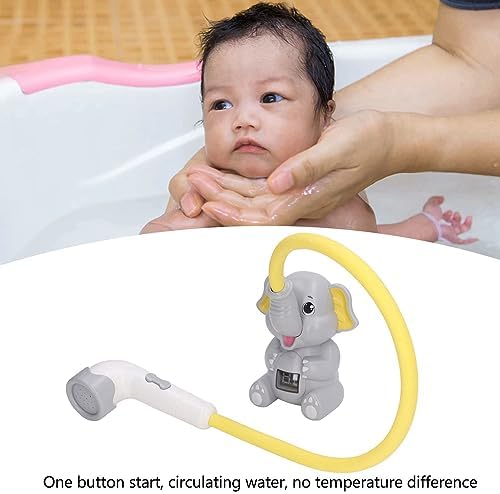 Baby Bath Shower Head with Thermometer and Flexible Hose (Style 1) - Image 3