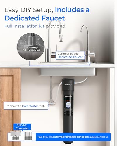 Waterdrop 17UB Under Sink Water Filter System with Dedicated Faucet - Image 6
