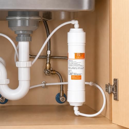 2-Pack 11x2.5" PP Cotton Water Filter, 1/4-inch Quick-Connect Straight Rod,for RO System, Under Sink & Drinking Water Filtration - Image 6