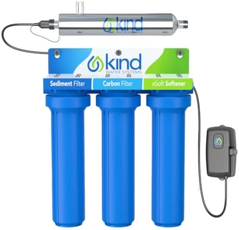 Kind Water Systems E-3000UV Whole House Salt-Free Water Softener & Filter Combo with UV by KindWater