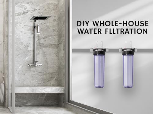 Airthereal Whole House Water Filter Housing, Sediment Filters for Well and City Water, 20"x4.5" Sediment Whole House Water Filter Cartridges with 1" NPT Port and Include 1-Pack CTO Filter - Image 6