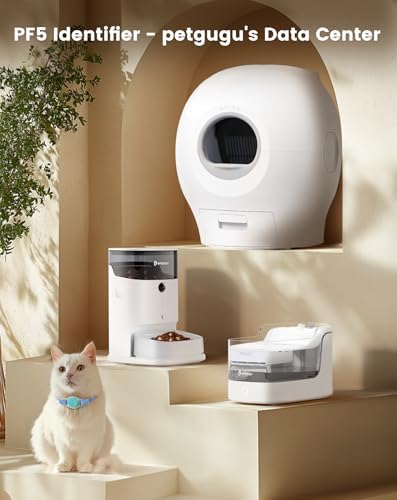 PETGUGU Smart Bundle: WiFi Cat Water Fountain with App + PF5 Pet ID Card – Real-Time Multi-Pet Tracking, Weekly Health Reports, Ultra-Quiet Wireless Pump & 8-Layer Filtration (2.4G Only) - Image 2