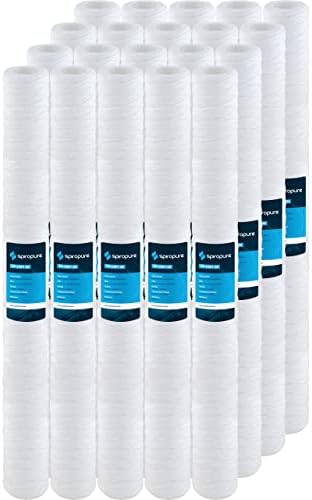 SpiroPure SP-CW1-30 30x2.5 1 Micron Sediment Water Filter SWC-25-3001, 20PK by SpiroPure