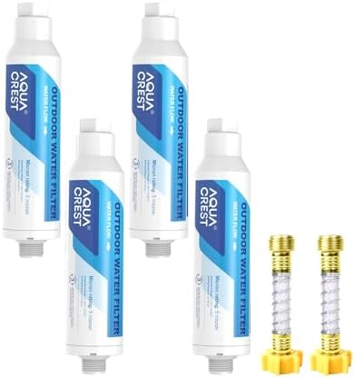 AQUA CREST Hard Water Filter for Hose Car Wash, Reduces Hard Water Spots by AQUACREST