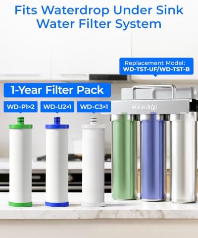 Waterdrop 2P1U2C3 Replacement Filter for TST-UF, 1-Year Replacement Pack - Image 2