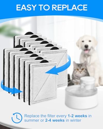12 Pcs Cat Water Fountain Filters Compatible with PetSafe Outlast - Image 5