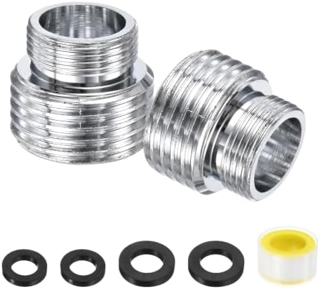 M METERXITY 2-Pack Faucet Adapter, M16 Male to G1/2 Male, for Kitchen by MMETERXITY
