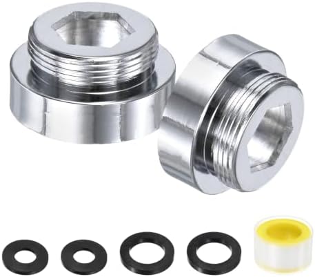 M METERXITY 2-Pack Faucet Adapter, M26 Female to M22 Male, for Kitchen by MMETERXITY