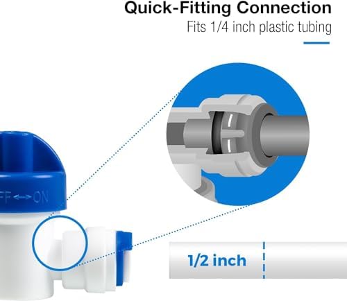 iSpring ICEK Ultra Safe Fridge Water Line Connection and Ice Maker Installation Kit for Reverse Osmosis RO Systems & Water Filters, 1/4", 20 feet - Image 3