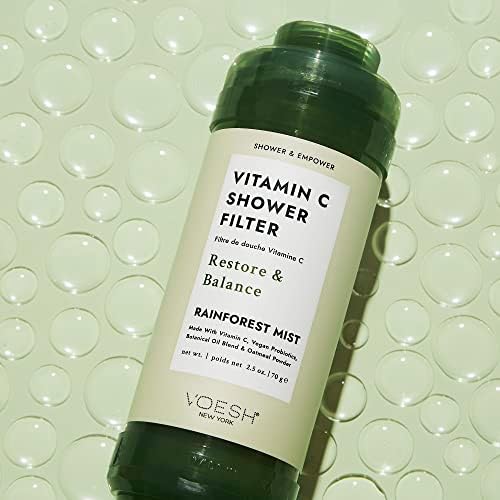 VOESH Vitamin C Shower Filter, Shower Aromatherapy, Water Purifier, Water Softener, Vegan Probiotics, Spa Shower Head, Water Filter, Shower Self-Care - Image 4