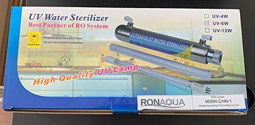 Ultraviolet Light Water Purifier Reverse Osmosis UV 6W, 1GPM - Image 5