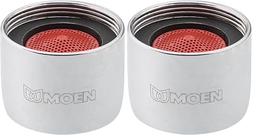 Moen 2.2 GPM Female Thread Aerator, Chrome, 3924 (Pack of 2) by Unknown