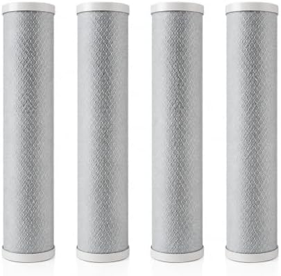 CFS 10 Micron 20x4.5 Carbon Block for C2-02 IHS12-D4 IHS22-D4 S12Q-WHSC 4pc by CompleteFiltrationServices