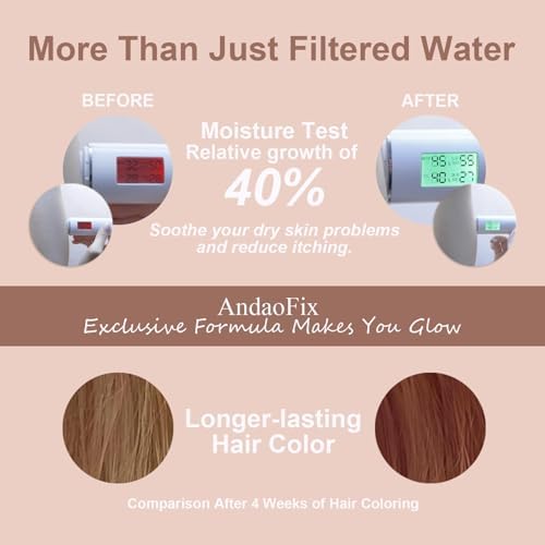 Metal Durable High Flow Shower Filter, 90% dechlorination effect, adsorbs heavy metals, balances the ph level of the water, relieves your skin from dryness, Matte Black Showerhead Filter - Image 2