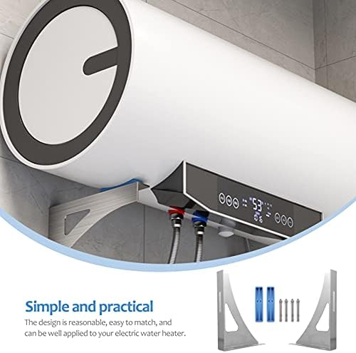 Stainless Steel Water Heater Wall Mount Protection Bracket Pair - Image 6