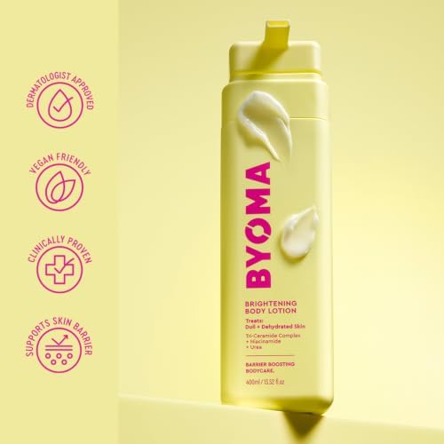 BYOMA Brightening Body Lotion for Dull, Dehydrated Skin (400ml) - Image 5
