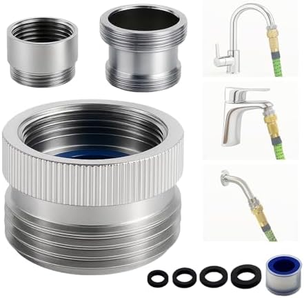 Faucet Adapter with Aerator, Sink Faucet to Garden Hose Connector by Unknown