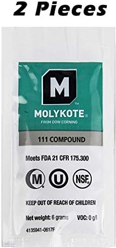 HHRING Fits GXWH40L, GNWH38S, GXWH30C, GXWH35F, GNWH38F (6 Pack) with Dow Molykote 111 O-Ring Lubricant and Scratch Free O-Ring Pick Tool - Image 6