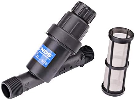 NDS PRYF 30 Pressure-regulating Y Filter, 3/4 in. MPT X 3/4 in. MPT, 0.2-5 GPM Flow Range, 30 PSI, 200 Mesh, Black - Image 3