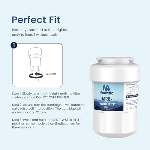 MARRIOTTO MWF Refrigerator Water Filter NSF 42 Certified, 1 Pack - Image 5
