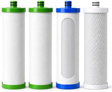 LCF Filter Replacement for Waterdrop TST-UF & TST-B, 4 Filters, 1-Year Pack by LCF