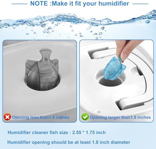 10PC Humidifier Cleaner Fish Universal Humidifier Tank Cleaner Cleaner - Image 6
